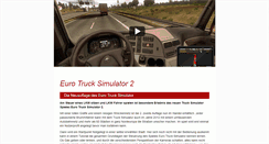 Desktop Screenshot of euro-truck-simulator-2.com