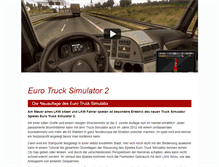 Tablet Screenshot of euro-truck-simulator-2.com